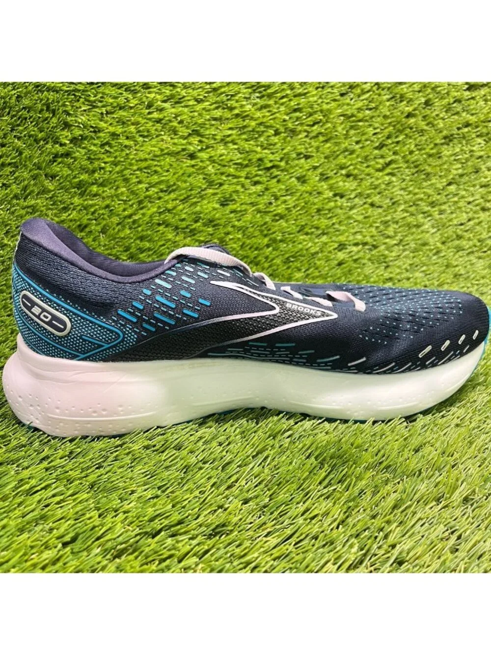 Brooks Glycerin 20 Womens Size 12D Blue Purple Athletic Running Shoes Sneakers